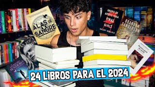 24 libros que quiero leer en 2024 ✨ [upl. by Tatiania473]