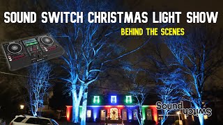 DJ Light Show  Using soundswitch4427 and NumarkVideo Mixstream Pro Christmas Light Show [upl. by Aiuqes]