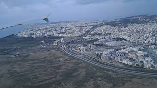 TUNISAIR landing at Tunis Carthage Airport [upl. by Mill]