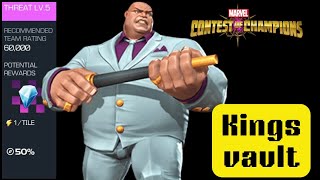 New Side Quest  Kings vault Week 4  How to fight kingpin easily  mcoc [upl. by Harad]