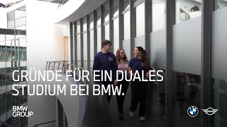 Gründe für ein duales Studium bei BMW I BMW Group Careers [upl. by Mcspadden19]