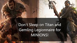 Minions  Dont Sleep on Titan and Gemling Legionnaire in PoE 2 Early Access [upl. by Natka]