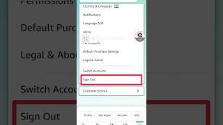 logout amazon accountshorts [upl. by Yllom]