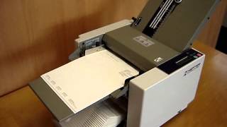 Falzmaschine HefterSystemform TF Mega S DIN A4 Falzungen 7200 Blatth [upl. by Kary344]