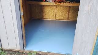 New Tuff Shed Floor [upl. by Leesa267]