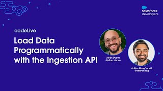 codeLive Load Data Programmatically with the Ingestion API [upl. by Thursby]
