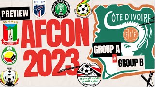 AFCON Group A amp B Preview and Analysis [upl. by Eilahs241]