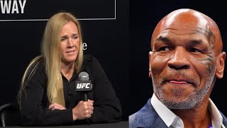 Holly Holm reacts to Mike Tyson Boxing Jake Paul [upl. by Nord280]