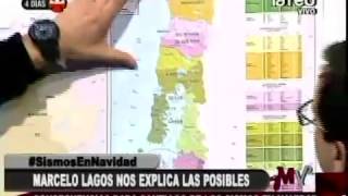 Marcelo Lagos quotLa probabilidad de que tengamos un terremoto hoy es altaquot [upl. by Nepean28]