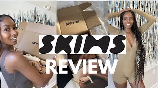 SKIMS REVIEW SIZING QUALITY TALLSLIM GIRL FRIENDLY [upl. by Bernita]