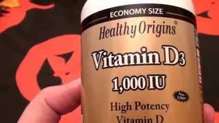 Healthy Origins Vitamin D3 1000 IU 360 Softgels REVIEW [upl. by Seibold642]