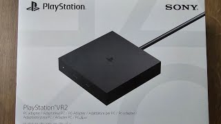 Unboxing Sony PS VR2 Adapter for your PC sony vr psvr2 pc adapter pcvr playstation [upl. by Coke]