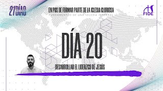 Día 20  La importancia de desarrollar el liderazgo [upl. by Attirehs47]