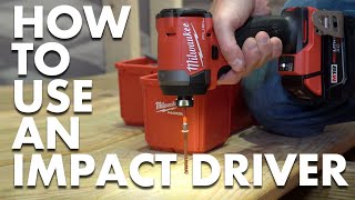 What Is An Impact Driver How To Use an Impact Drill [upl. by Maggio]