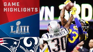 Patriots vs Rams  Super Bowl LIII Game Highlights [upl. by Imailiv963]