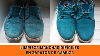 Cómo limpiar zapatos de gamuza  Cómo limpiar gamuza  COMPROBADO [upl. by Nnayr]