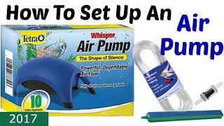 How To Set Up The Tetra Whisper Air Pump CC [upl. by Countess912]