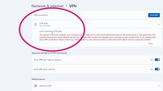 How to Fix quotCant Connect to L2TPIPsec VPNquot [upl. by Sirtimed247]