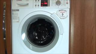 Bosch Logixx WAS32461 Washing Machine  Dark Cycle Overloaded [upl. by Ahsaercal242]