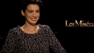 Les Miserables  Interview with Anne Hathaway [upl. by Durgy256]