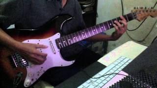 Graphtech Acoustiphonic on Fender Stratocaster  Guitar Rig 4 Ambient Effect [upl. by Tacy]