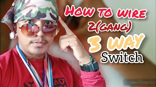 How to wire 2 gang 3 way switch [upl. by Nolrah]