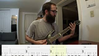 Counterparts  With Loving Arms Disfigured Guitar Cover w Tabs [upl. by Kamat115]