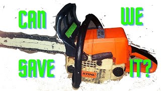 Stihl 023 starts then dies  carb cleaning and tuning instructions  gas line replacement [upl. by Conway]