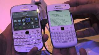 White BlackBerry Curve 9360 [upl. by Brottman422]