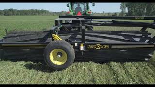 Cover Crop Crimper Demonstration [upl. by Ettecul]