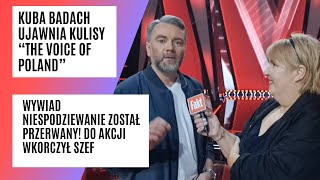 Kuba Badach mówi o uszczypliwościach na planie quotThe Voice of Polandquot [upl. by Engen]