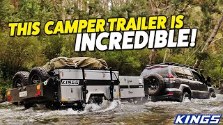 FIRST LOOK Brenno reviews Kings XOT5 ForwardFold Camper Trailer [upl. by Eniale261]