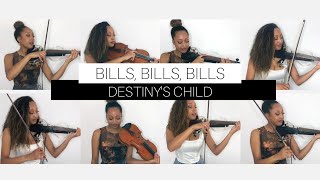 Bills Bills Bills  Destinys Child Violin amp Viola Cover [upl. by Swanhildas491]