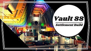 Fallout 4  Vault 88 Settlement Build  No Mods [upl. by Suiravad]