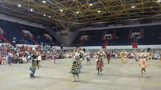 Akwesasne Powwow 2024 Jr Womens Jingle Sun [upl. by Dede200]