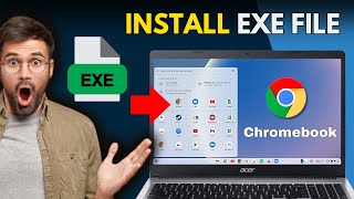 Install Windows EXE Files on Chromebook  use Wine on chromebook [upl. by Mccourt]