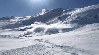 Snøskredkontroll Fv 53 Tyin Årdal 19032018 [upl. by Metsky]