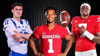 2019 NFL Draft QB prospects Kyler Murray Dwayne Haskins Daniel Jones  NFL on ESPN [upl. by Moriah]