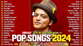 Bruno Mars Ed Sheeran The Weeknd Maroon 5 Adele Dua Lipa Rihanna  Billboard Top 50 This Week [upl. by Isyed]