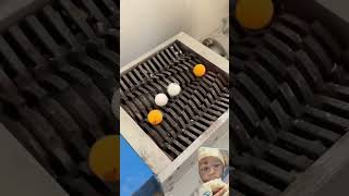 Shredding plastic balls shredder satisfying 1000subscriber 10millionview viralvideo [upl. by Napoleon]