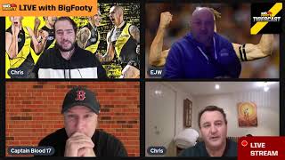 BigFooty Tigercast  Live Show  Round 19 vs Hawks  ft Chris Naish [upl. by Nyrad636]