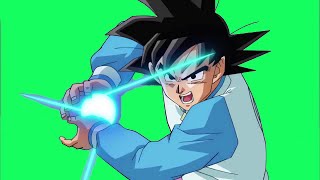 Goku KAMEHAMEHA  Dragon Ball Super  Green Screen  Pantalla Verde [upl. by Tamra]