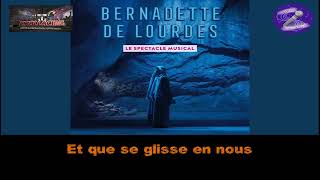 Karaoké Bernadette de Lourdes  Aquero dévocalisé [upl. by Siramay156]