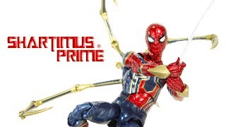 MAFEX Iron Spider Avengers Infinity War Medicom Marvel Studios Import Action Figure Review [upl. by Haron]