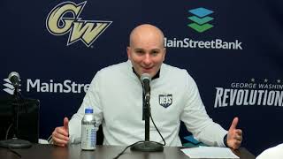 GW MBB vs NCAampT 111224  Post Game Press Conference [upl. by Gaynor361]