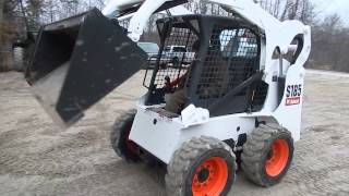 Bobcat s185 foot controls CampC Equipment 8123362894 [upl. by Brear805]