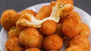 POTATO CHEESE BALL  CRISPY POTATO CHEESE BALL  CRISPY amp CHESSY POTATO SNACKS  NOven [upl. by Nodarb]