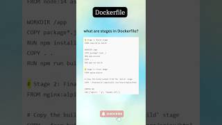 6 2 Dokerfile docker devops [upl. by Ataner]