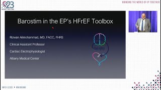 HRS 2023 Barostim in the EP’s HFrEF Toolbox by Dr Rizwan Alimohommad [upl. by Ahsened]