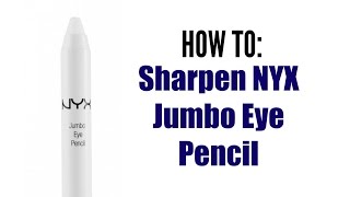 How To Sharpen NYX JUMBO EYE PENCIL  Grace Go [upl. by Riki]